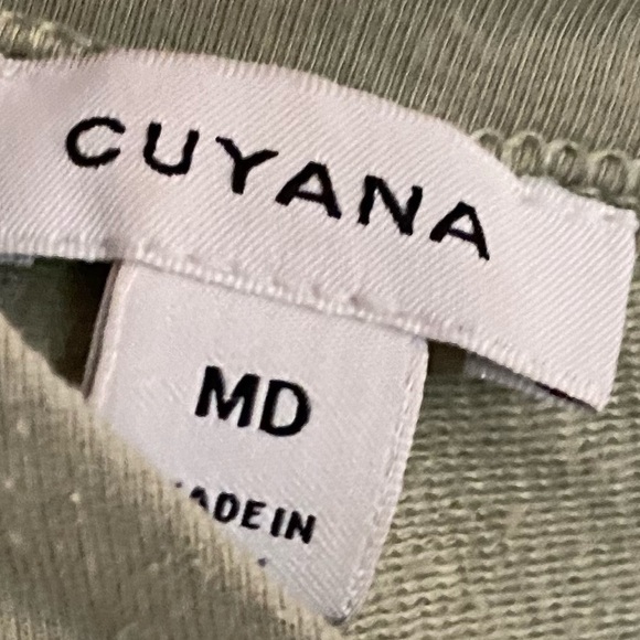 Cuyana / French Terry b neck Pleat-Back Sweatshirt medium M - Picture 5 of 7